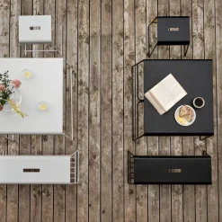 Online Zone Denmark A-Bench Outdoor Bænk med hylde Black