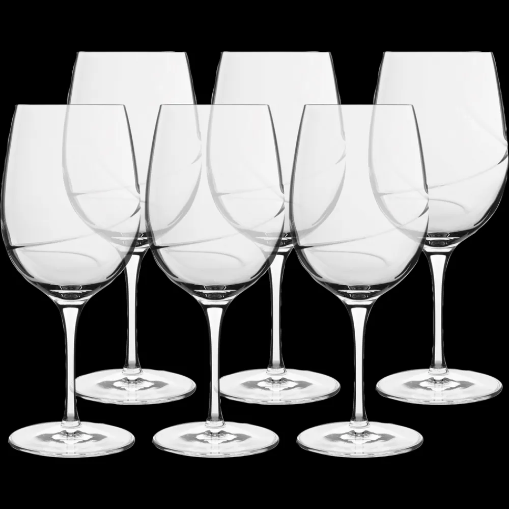 New Luigi Bormioli Aero Rødvinsglas 6 stk. Klar