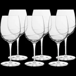 New Luigi Bormioli Aero Rødvinsglas 6 stk. Klar