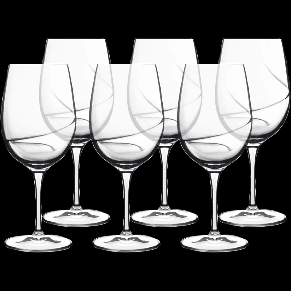 New Luigi Bormioli Aero Rødvinsglas 6 stk. Klar