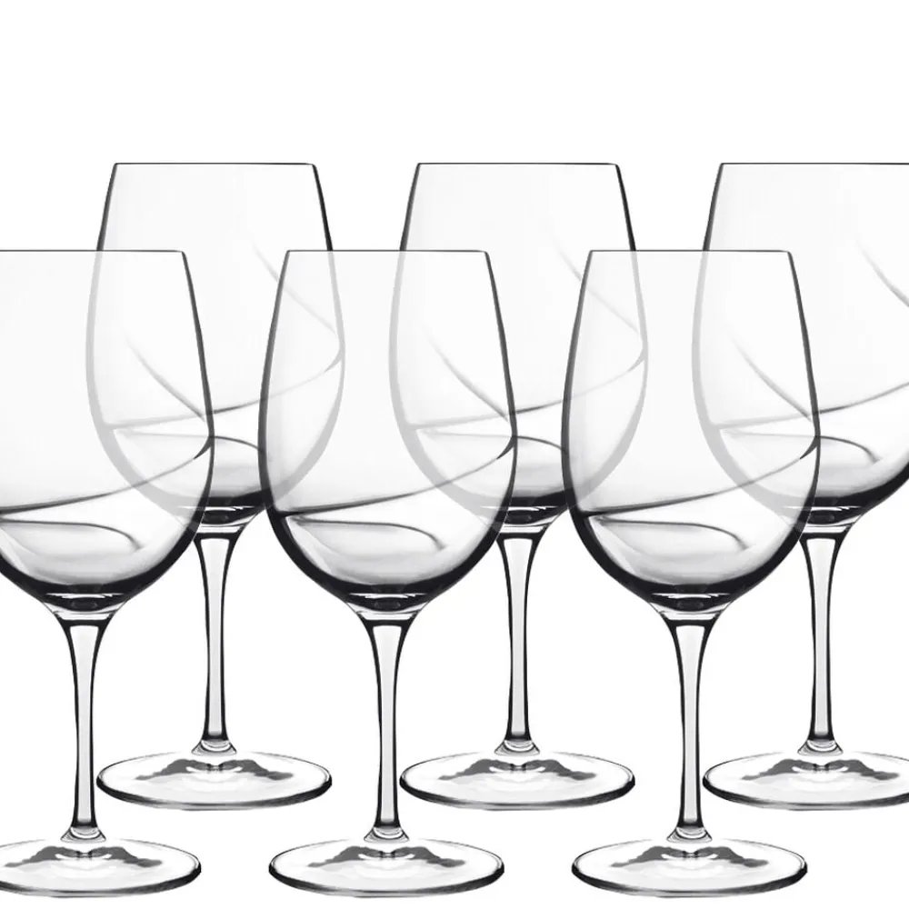 New Luigi Bormioli Aero Rødvinsglas 6 stk. Klar