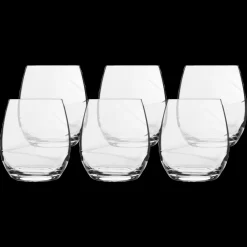 Hot Luigi Bormioli Aero Vandglas 6 stk. Klar