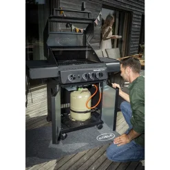 Outlet Rösle AllFlame Peer 3 Gasgrill 13500 watt Sort