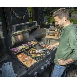 Outlet Rösle AllFlame Peer 3 Gasgrill 13500 watt Sort