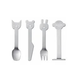 Sale Gense Animal Friends Børnebestik 4 dele Mat stål
