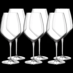 Clearance Luigi Bormioli Atelier Rødvinsglas Chianti 6 stk. Klar