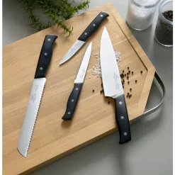 Discount Lion Sabatier International Austral Knivsæt 4 dele Stål/Sort