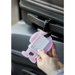 Best Hoptimist Bag tag Pink