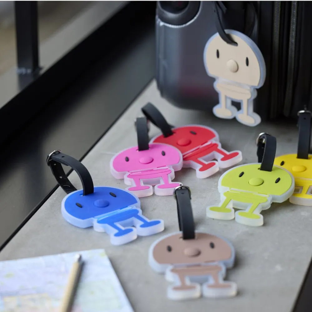 Online Hoptimist Bag tag Red