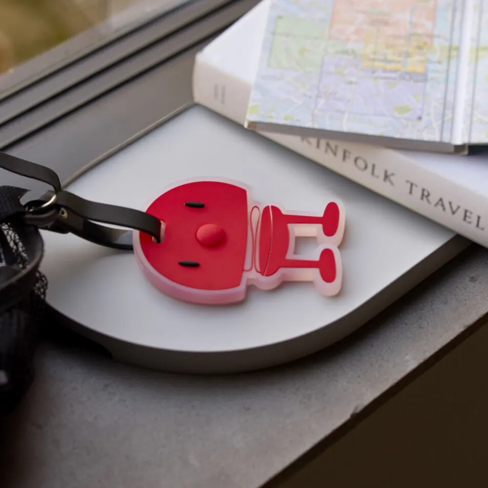 Online Hoptimist Bag tag Red