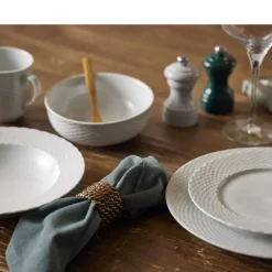 New Pillivuyt Basket Tallerken flad Hvid