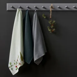 New Södahl Bastian Diamond Viskestykke Lys grå