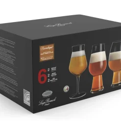 Outlet Luigi Bormioli Birrateque Ølglassæt tester, ale og hvede 3 x 2 stk. Klar