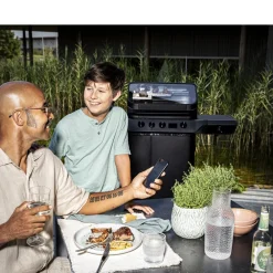 Rösle BlazeFlame Master 3 Gasgrill 24100 watt Sort