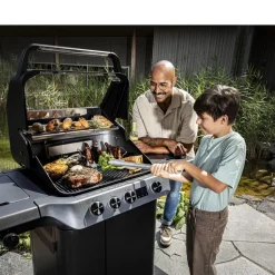 Rösle BlazeFlame Master 3 Gasgrill 24100 watt Sort