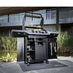 Rösle BlazeFlame Master 3 Gasgrill 24100 watt Sort
