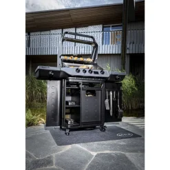 Rösle BlazeFlame Master 3 Gasgrill 24100 watt Sort
