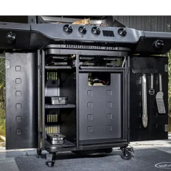 Rösle BlazeFlame Master 3 Gasgrill 24100 watt Sort