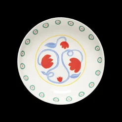 Online Costa Nova Bliss Salat-/pastatallerken dyb R&oslash;d/Hvid/Blå