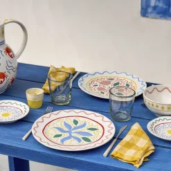 Best Costa Nova Bliss Tallerken flad Rosa/Gul