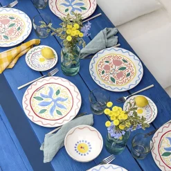 Best Costa Nova Bliss Tallerken flad Rosa/Gul