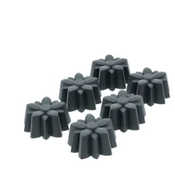 Online Blomsterbergs Blomst Muffinform 6 stk. Grå