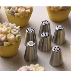 Sale Blomsterbergs Blomst Tyllesæt 6 stk. Stål