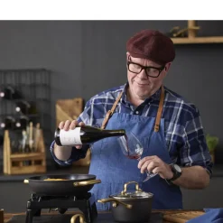 New HOLM Brasserie Kasserolle med glaslåg Sort