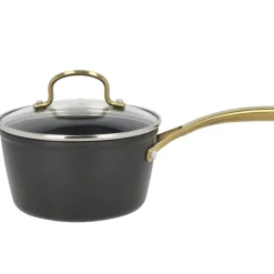 New HOLM Brasserie Kasserolle med glaslåg Sort