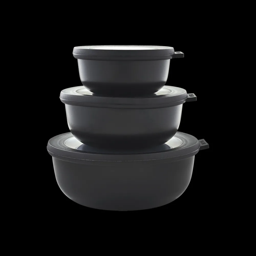 Online Mepal Cirqula lav Skålesæt 3 stk. Black