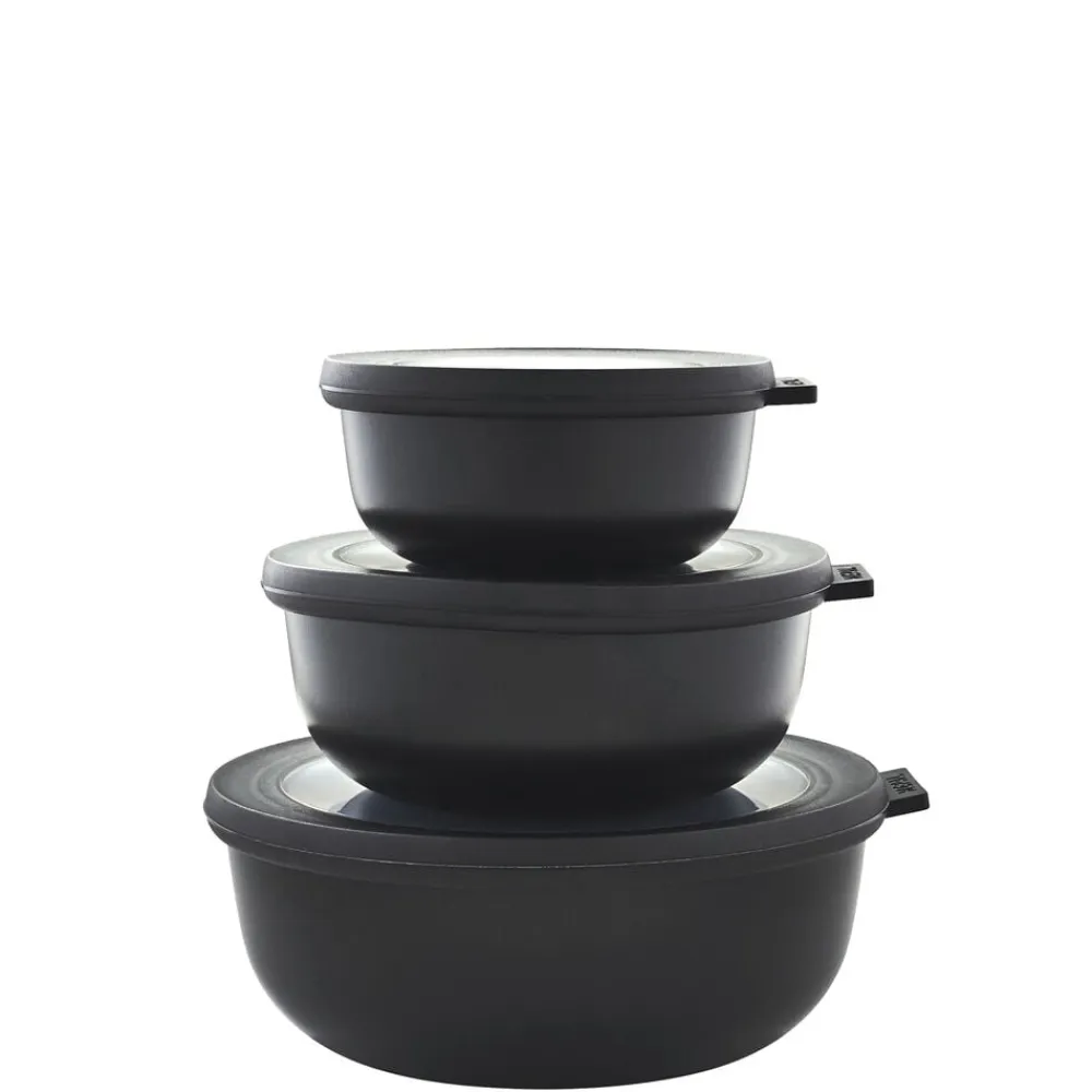 Online Mepal Cirqula lav Skålesæt 3 stk. Black