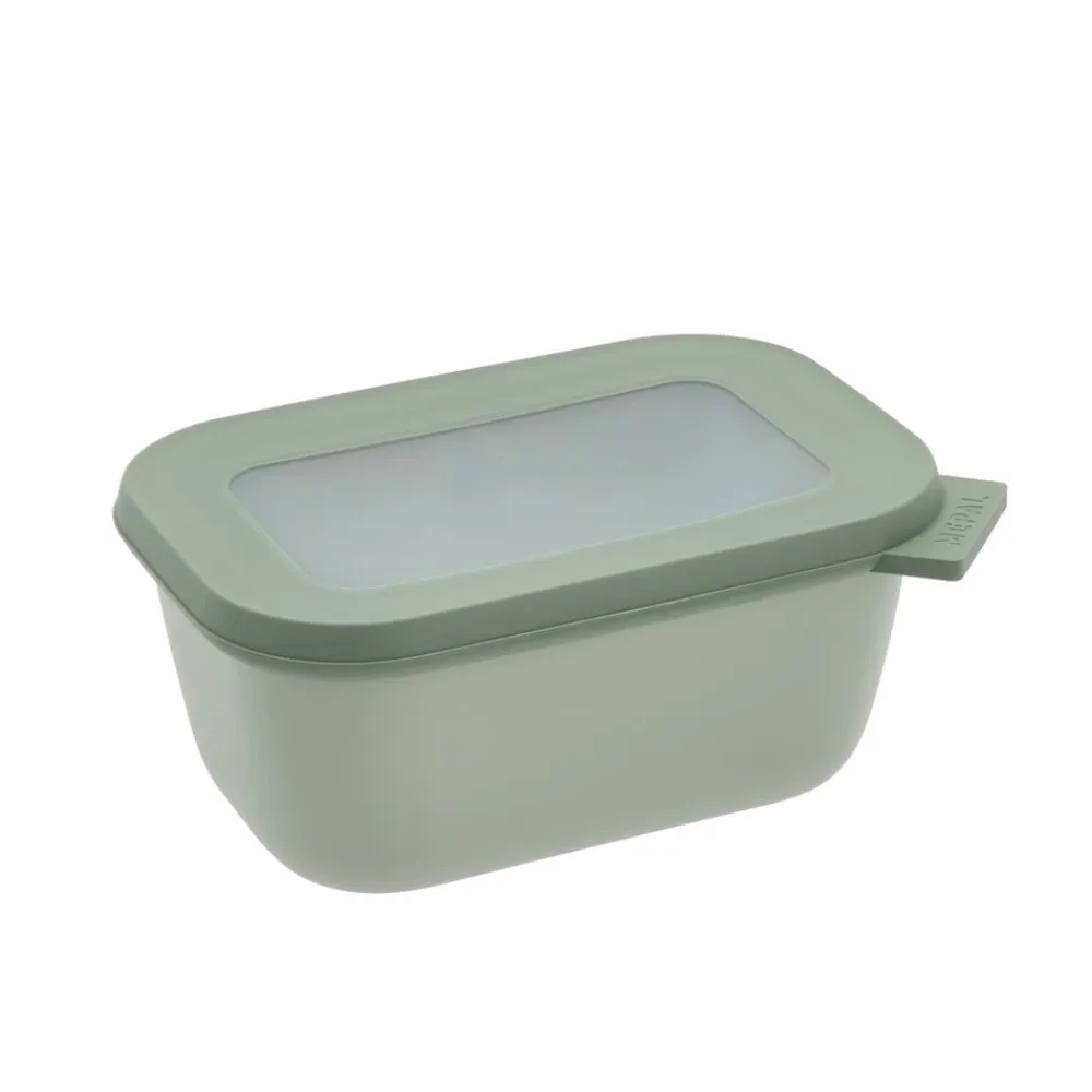 Hot Mepal Cirqula Rektangulær skål m/låg Nordic sage