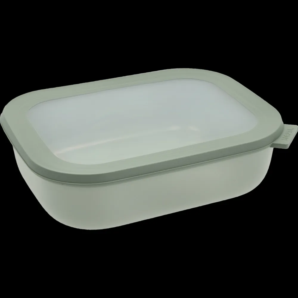 Hot Mepal Cirqula Rektangulær skål m/låg Nordic sage