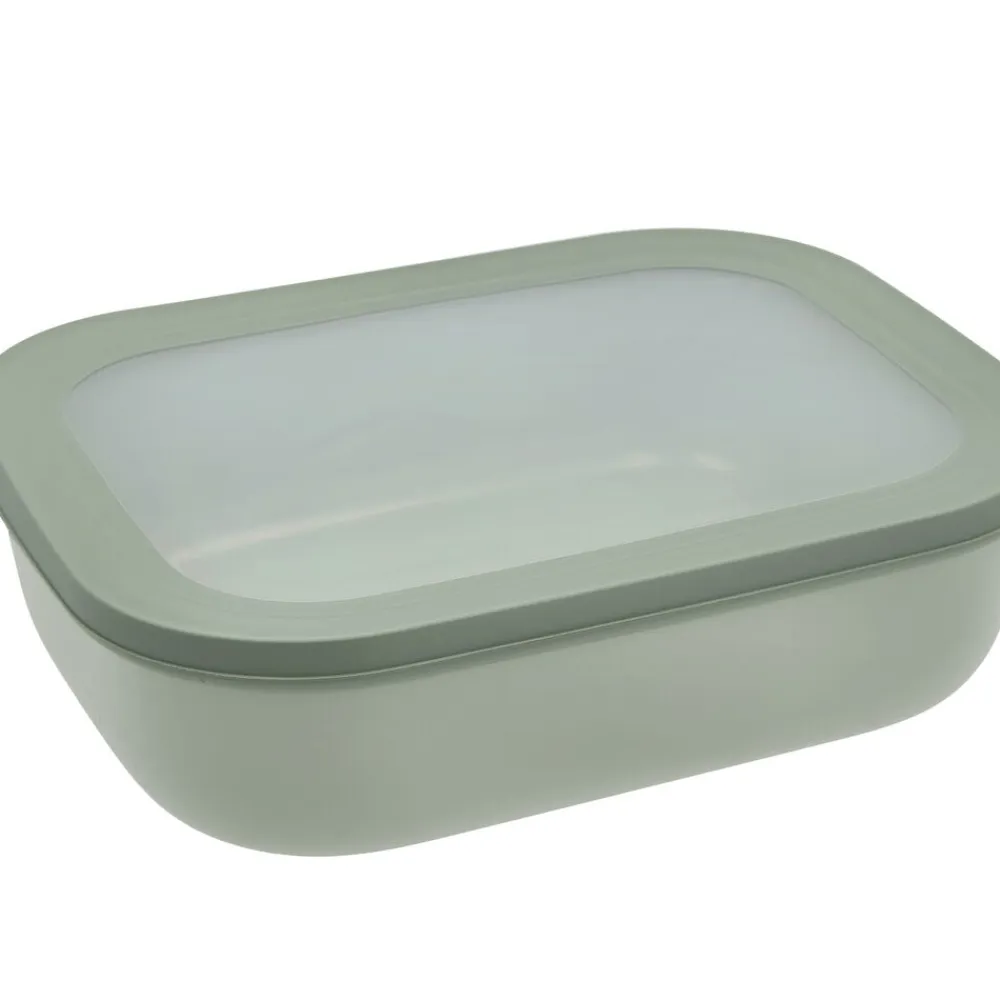 Hot Mepal Cirqula Rektangulær skål m/låg Nordic sage