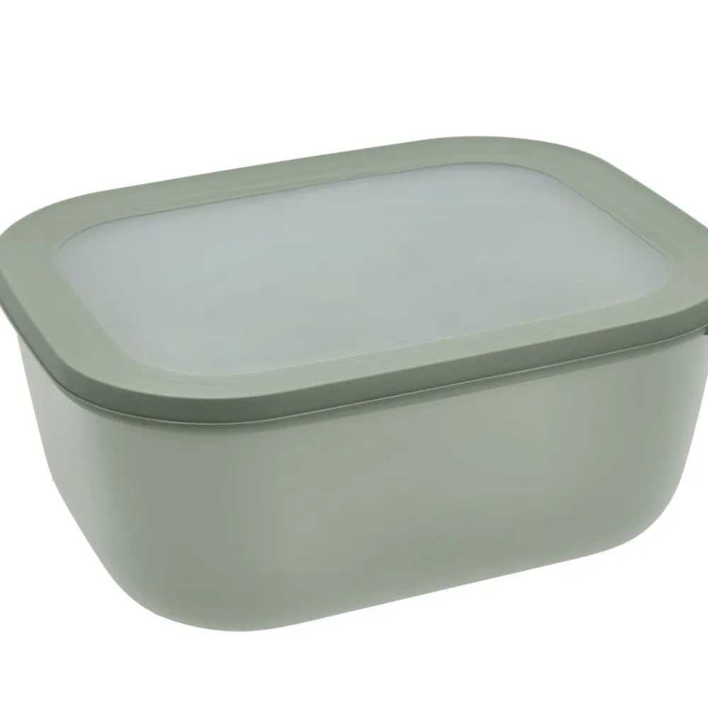 Hot Mepal Cirqula Rektangulær skål m/låg Nordic sage