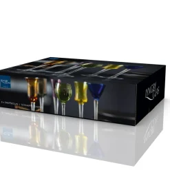 Online Lyngby Glas Classic Snapseglas 6 stk. Assorterede