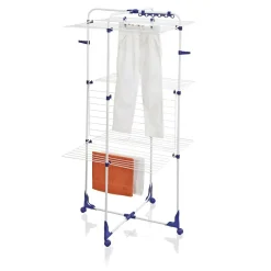 Sale Leifheit Classic Tower 340 Tørrestativ Hvid/Blå