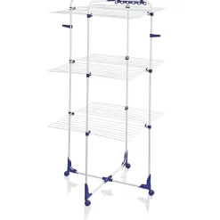 Sale Leifheit Classic Tower 340 Tørrestativ Hvid/Blå