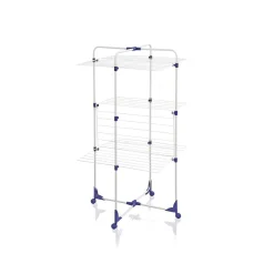 Outlet Leifheit Classic Tower 270 Tørrestativ Hvid/Blå