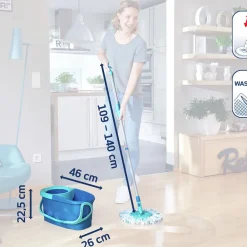 Outlet Leifheit Clean Twist Disc Ergo Gulvvaskersæt Gr&oslash;n