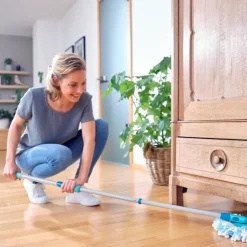 Clearance Leifheit Clean Twist Disc Ergo Mobile Gulvvaskersæt Gr&oslash;n