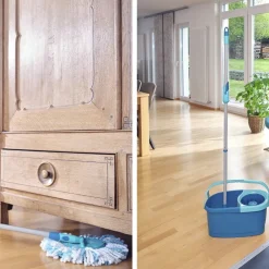 Clearance Leifheit Clean Twist Disc Ergo Mobile Gulvvaskersæt Gr&oslash;n