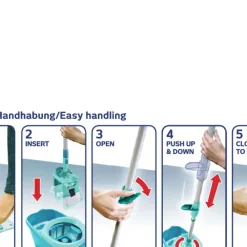 Sale Leifheit Clean Twist M Ergo Gulvvaskersæt Gr&oslash;n