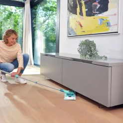 Discount Leifheit Clean Twist M Ergo/Power Clean Moppeklud super soft Lys blå