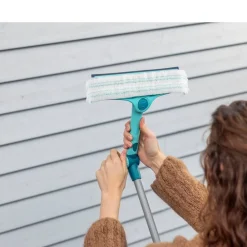 Clearance Leifheit Click Vinduesvasker 4in1 teleskop Gr&oslash;n