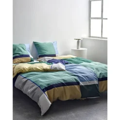 Outlet Södahl Colour Block Sengetøj Sea Green