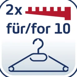 Outlet Leifheit Comfort Tower 420 Tørrestativ Hvid/Blå