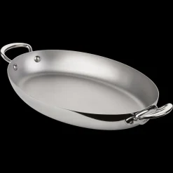 Best Mauviel Cook Style Pande med 2 greb oval Stål
