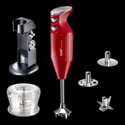 Best Bamix Deluxe C Stavblender 200 watt Rødmetallic