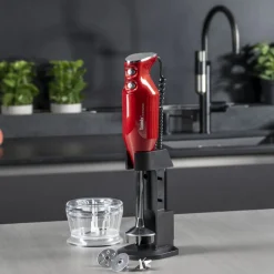 Best Bamix Deluxe C Stavblender 200 watt R&oslash;dmetallic